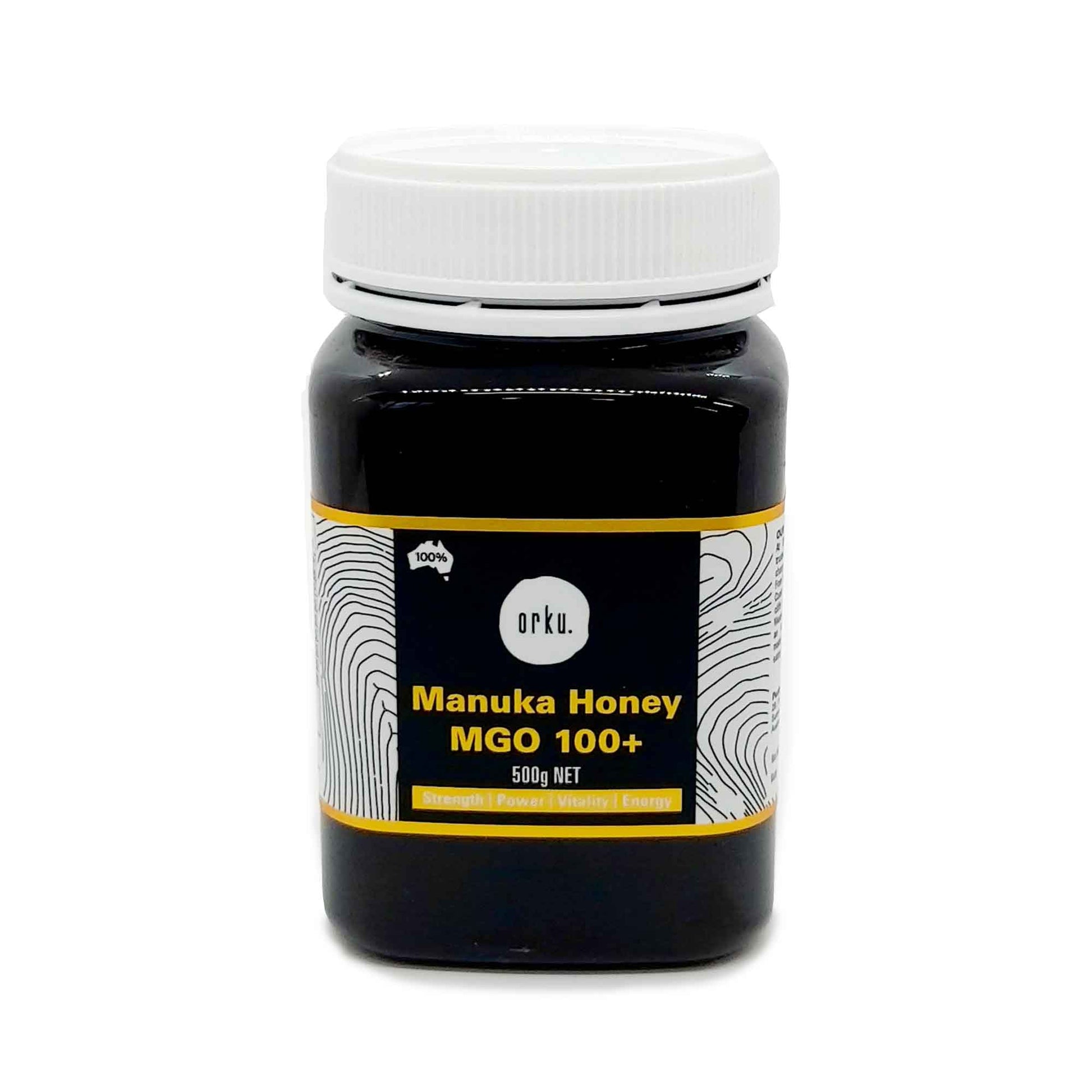 500g MGO 100+ Australian Manuka Honey - 100 percent Raw Natural Pure Jelly Bush