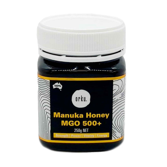 250g MGO 500+ Australian Manuka Honey - 100 percent Raw Natural Pure Jelly Bush