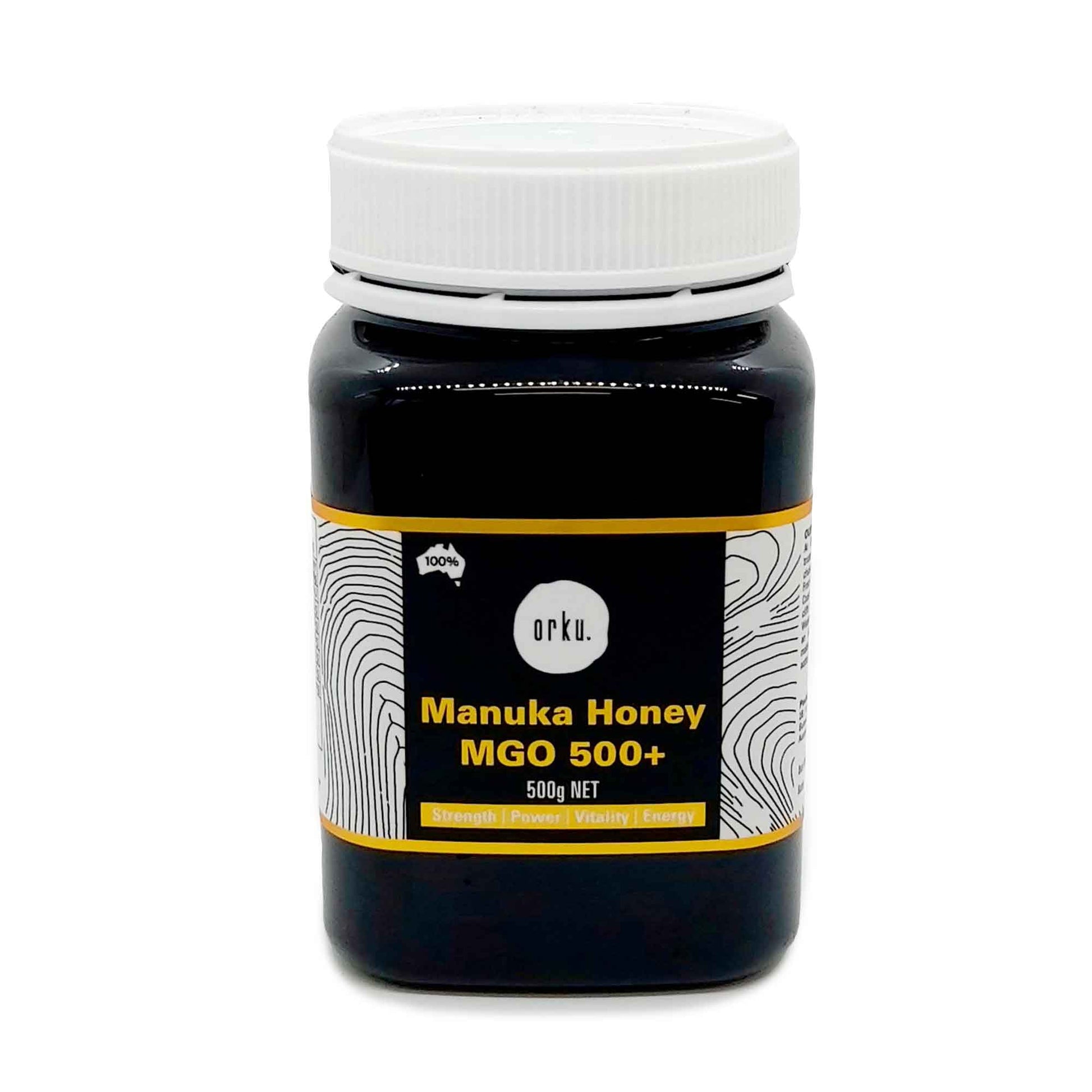 500g MGO 500+ Australian Manuka Honey - 100 percent Raw Natural Pure Jelly Bush