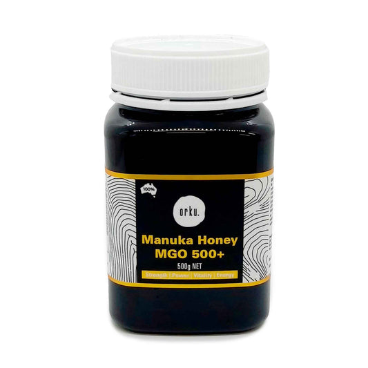 500g MGO 500+ Australian Manuka Honey - 100 percent Raw Natural Pure Jelly Bush