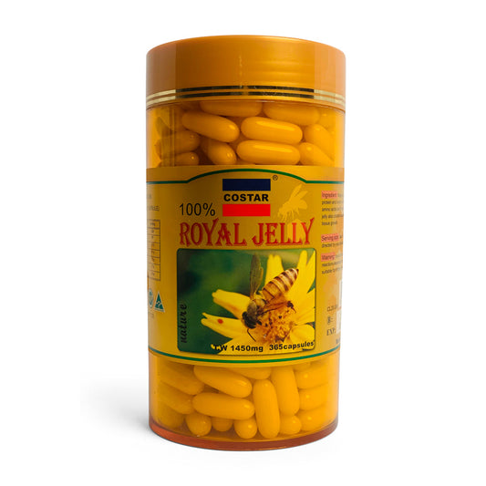 365x 1450mg Royal Bee Jelly Capsules Costar 100 percent Pure