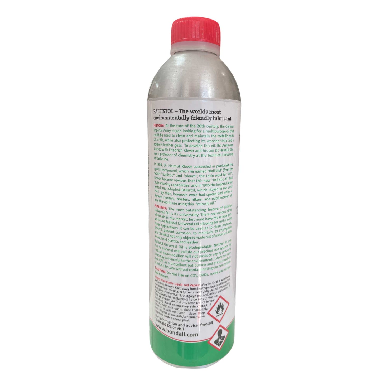 Ballistol 500ml Universal Oil Lubricant Can Eco Biodegradable Cleaner