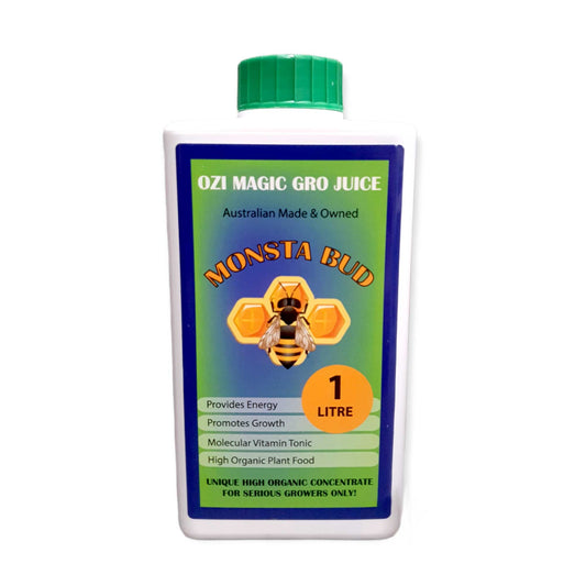 1L Monsta Bud Juice  - Organic Short Day Flowering Plants Nutrient Ozi Magic Gro
