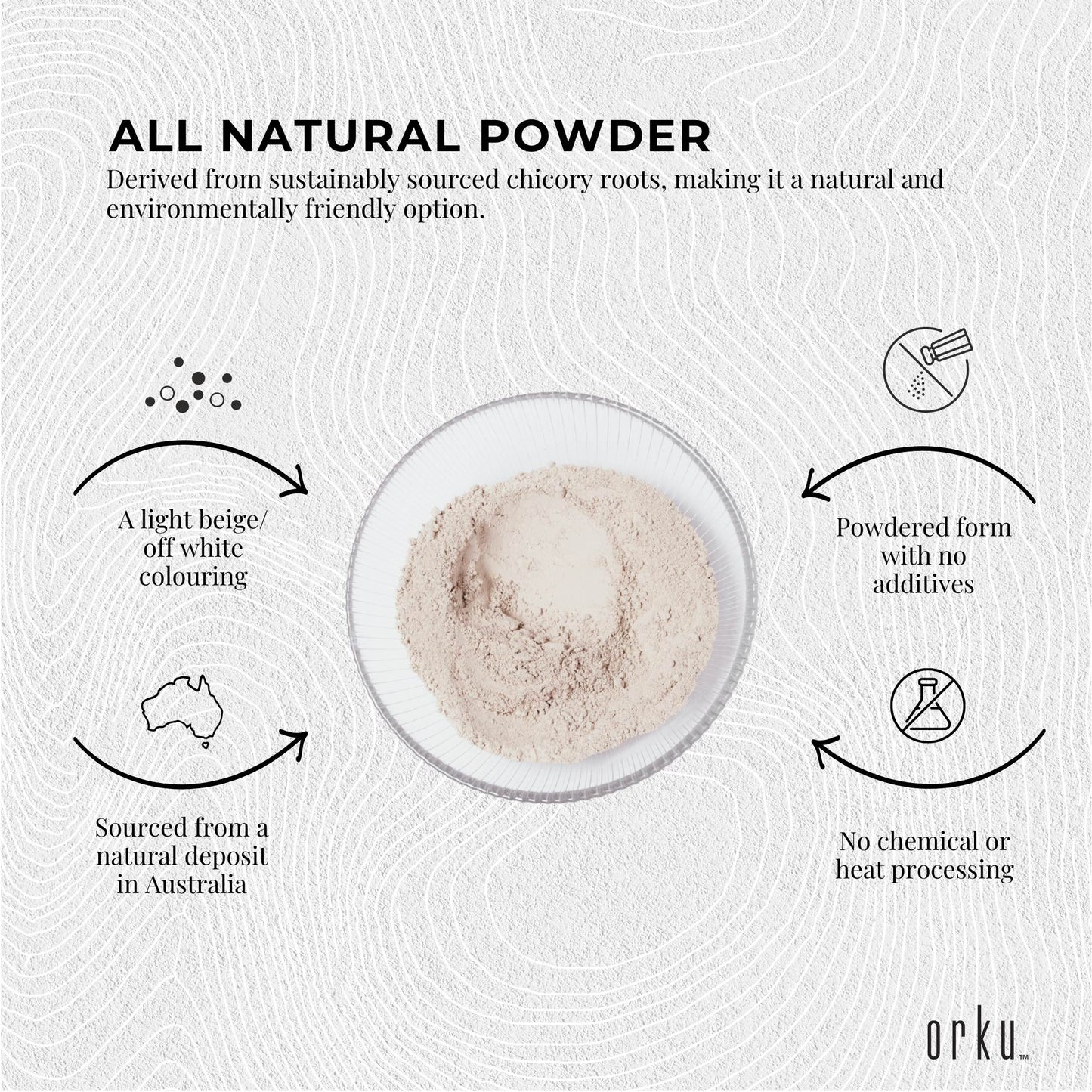 2Kg Organic Sodium Bentonite Clay Powder - Cosmetic Montmorillonite