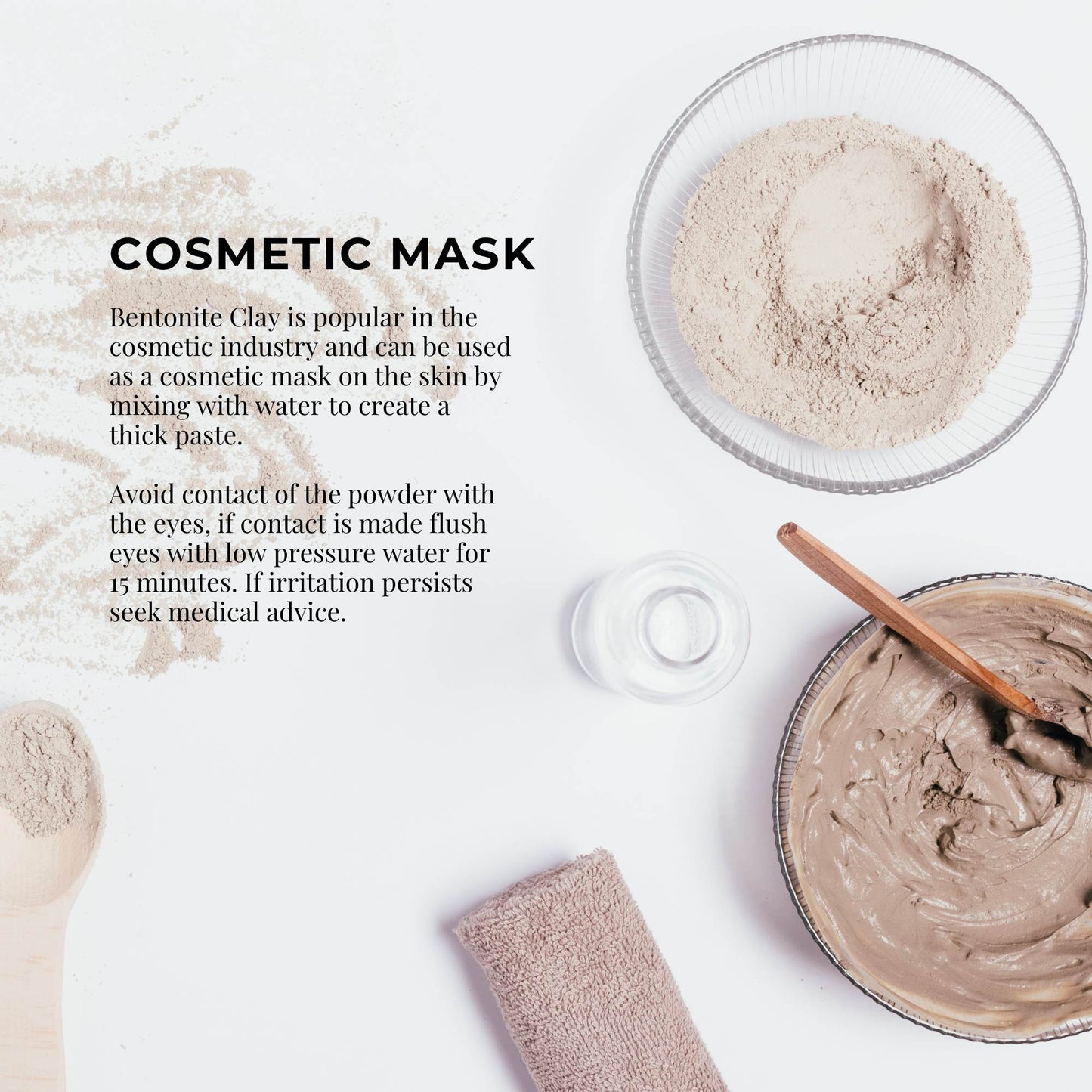 5Kg Organic Sodium Bentonite Clay Powder - Cosmetic Montmorillonite