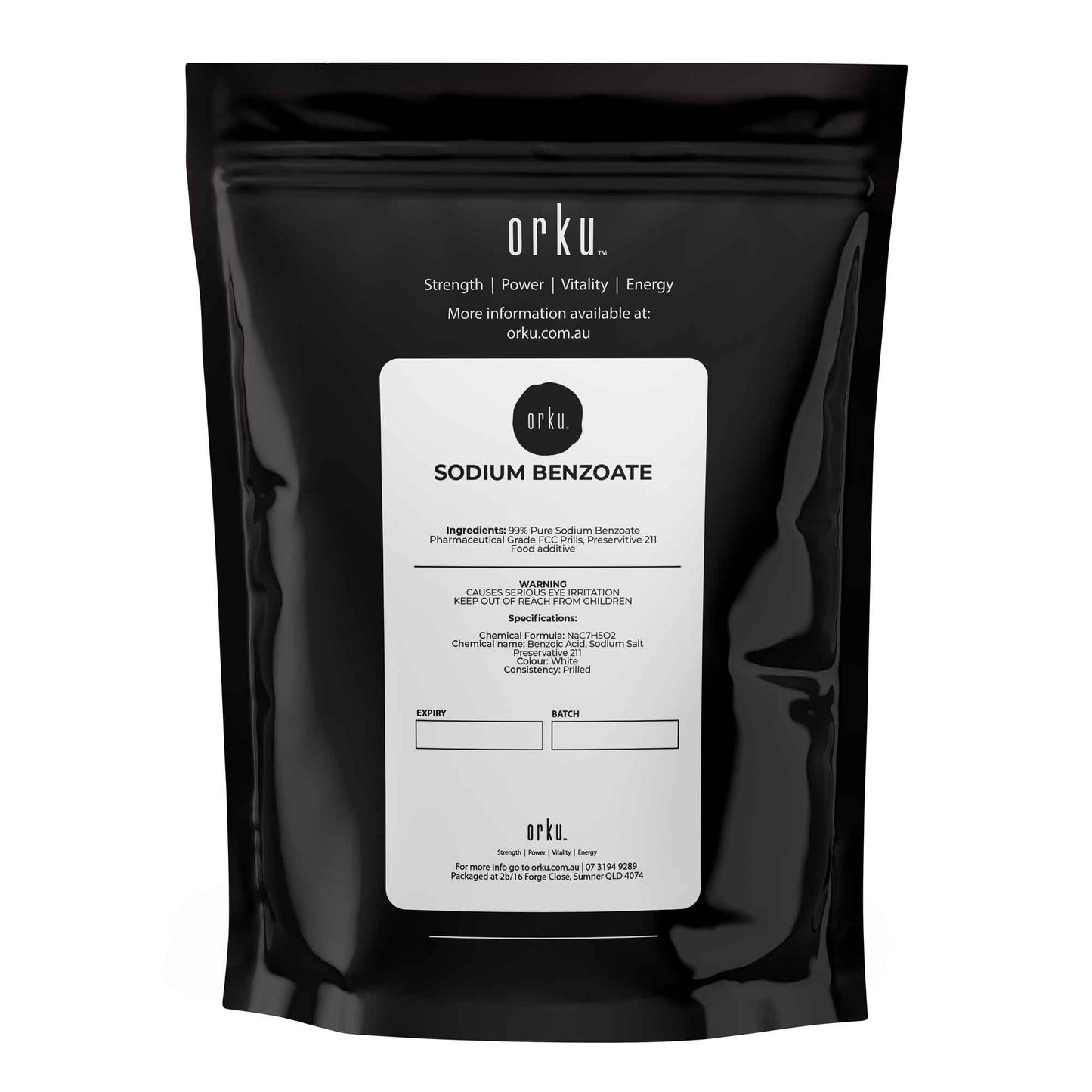 1Kg Sodium Benzoate USP/FCC Grade Prills ¨C E211 Preservative CAS 532-32-1