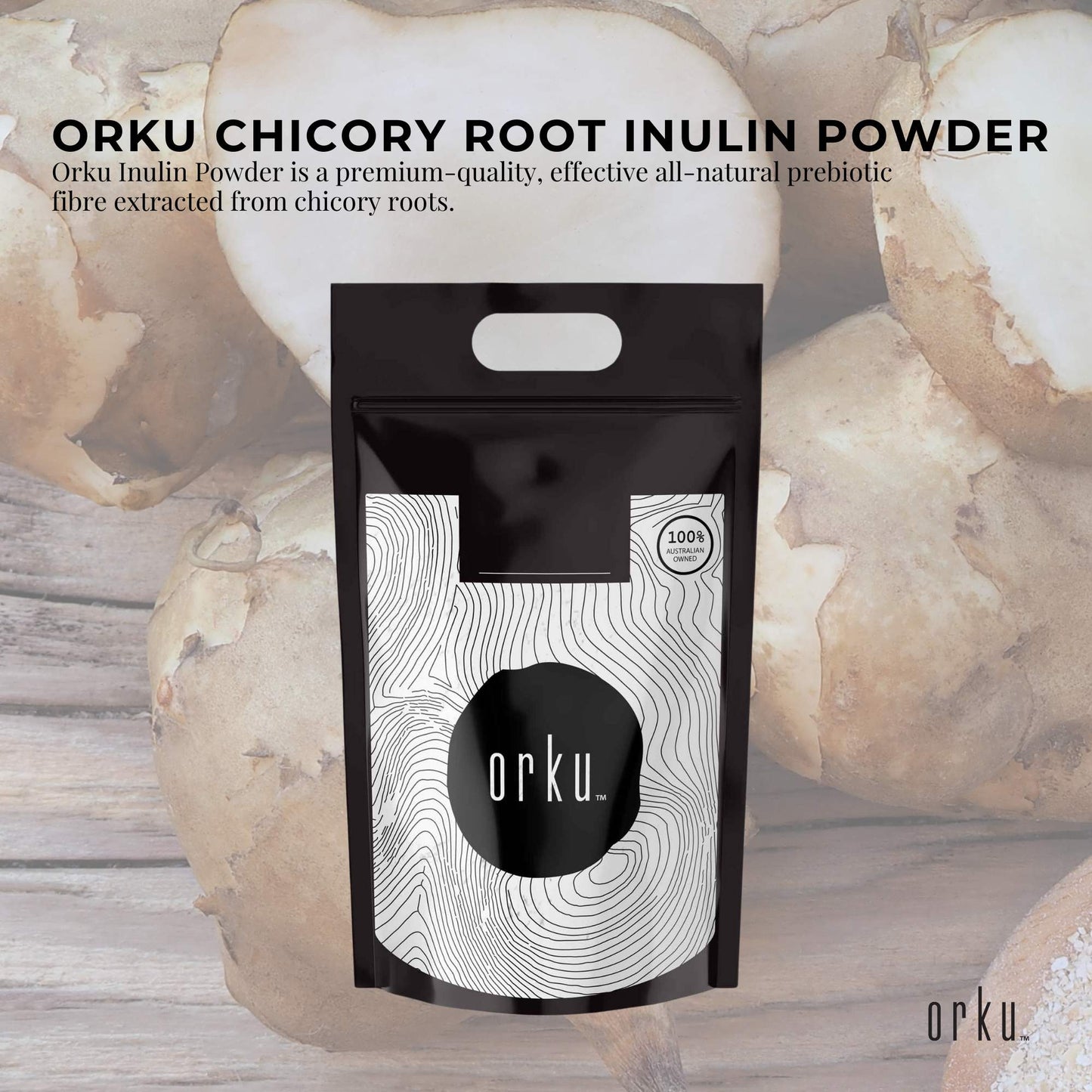 20Kg Chicory Root Inulin Powder - Unflavoured Natural Prebiotic Fibre
