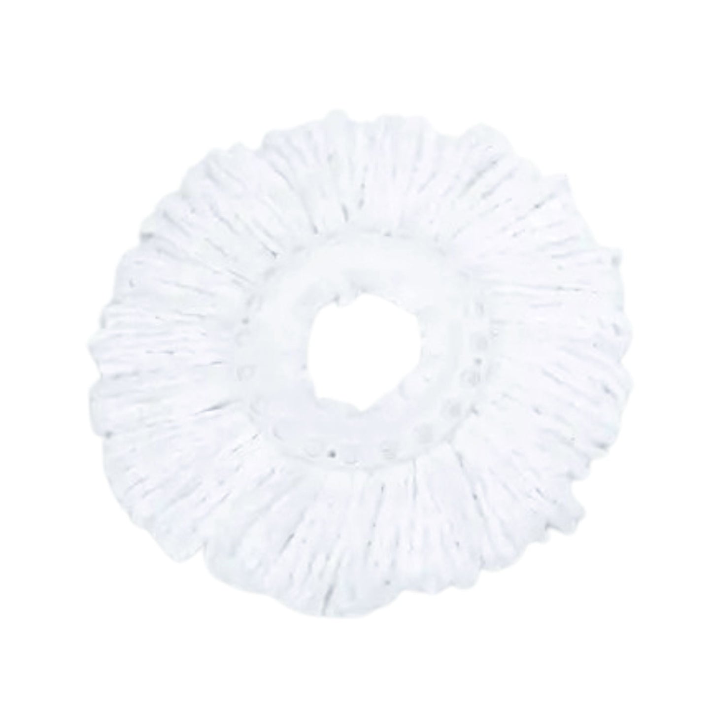 Kitchee Microfibre Mop Head Replacement for Kitchee Spin Mop - White Round