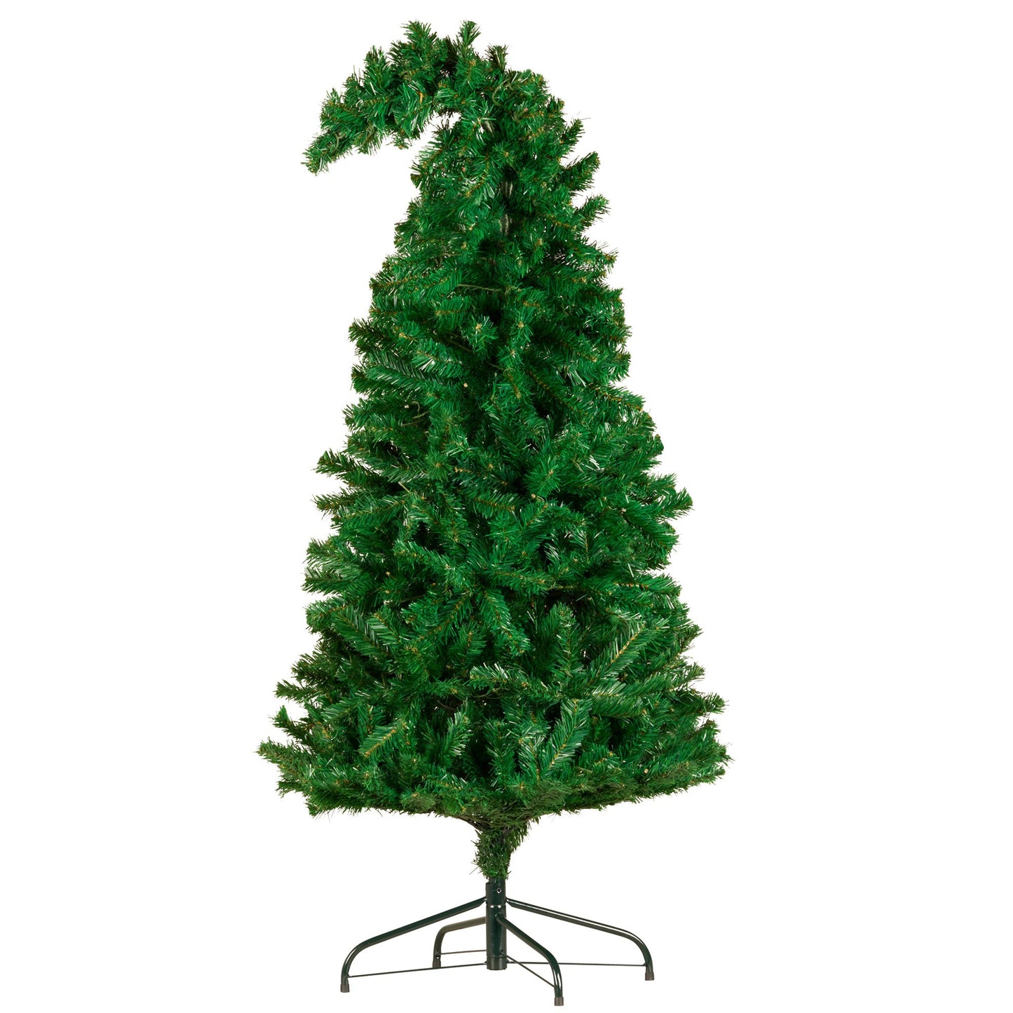 Bad Santa 1.2m Curved Multicolour Pre-Lit Christmas Tree with 550 Tips