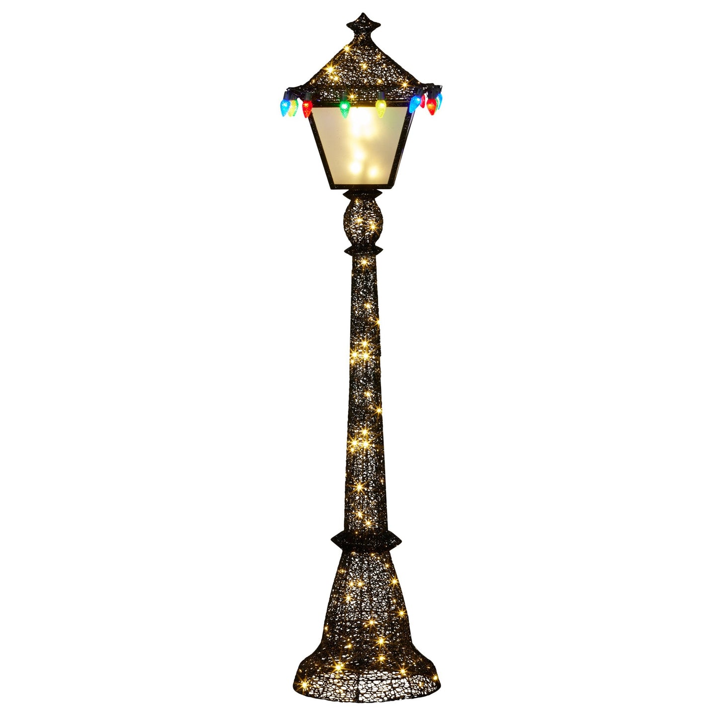 Christmas Lamp Post Display 183cm With Lights