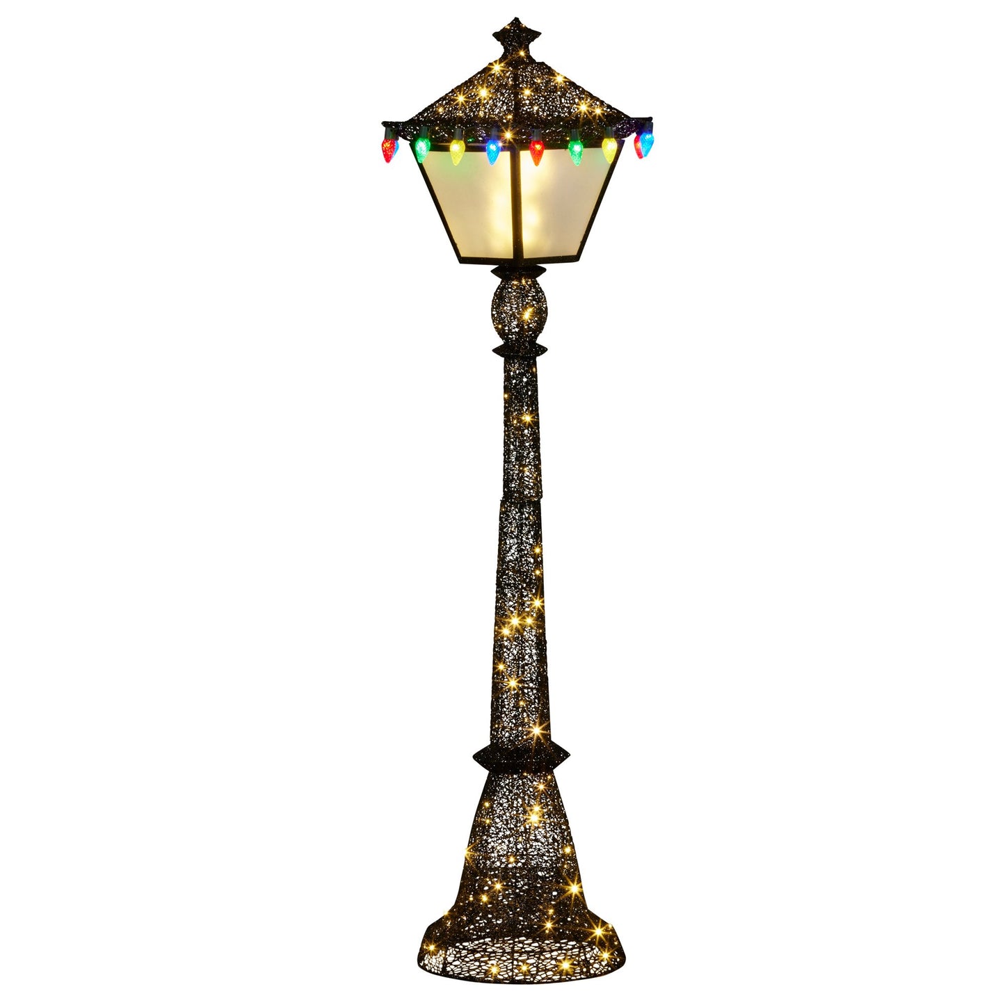 Christmas Lamp Post Display 183cm With Lights