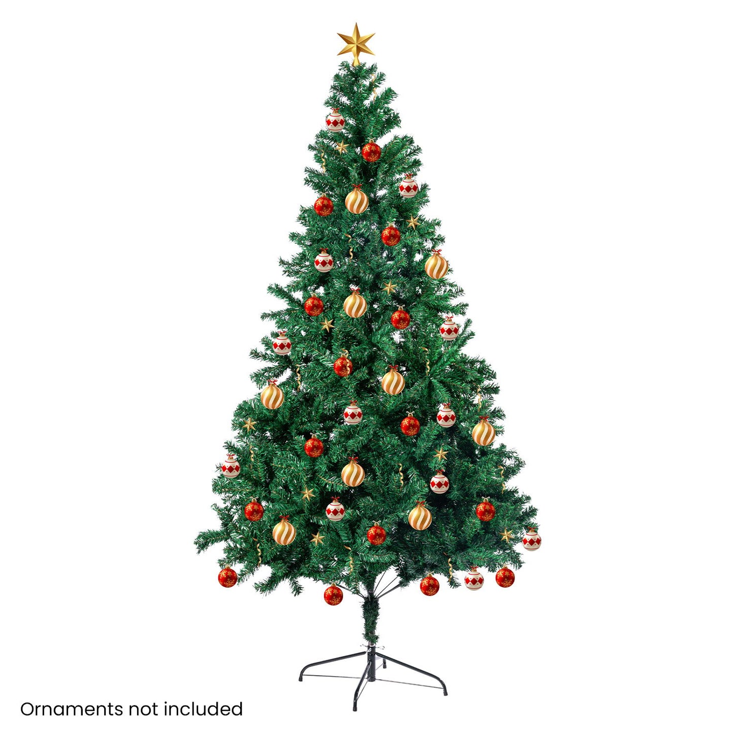 Green Christmas Tree 2.1m Xmas Decor Decorations -1200 Tips