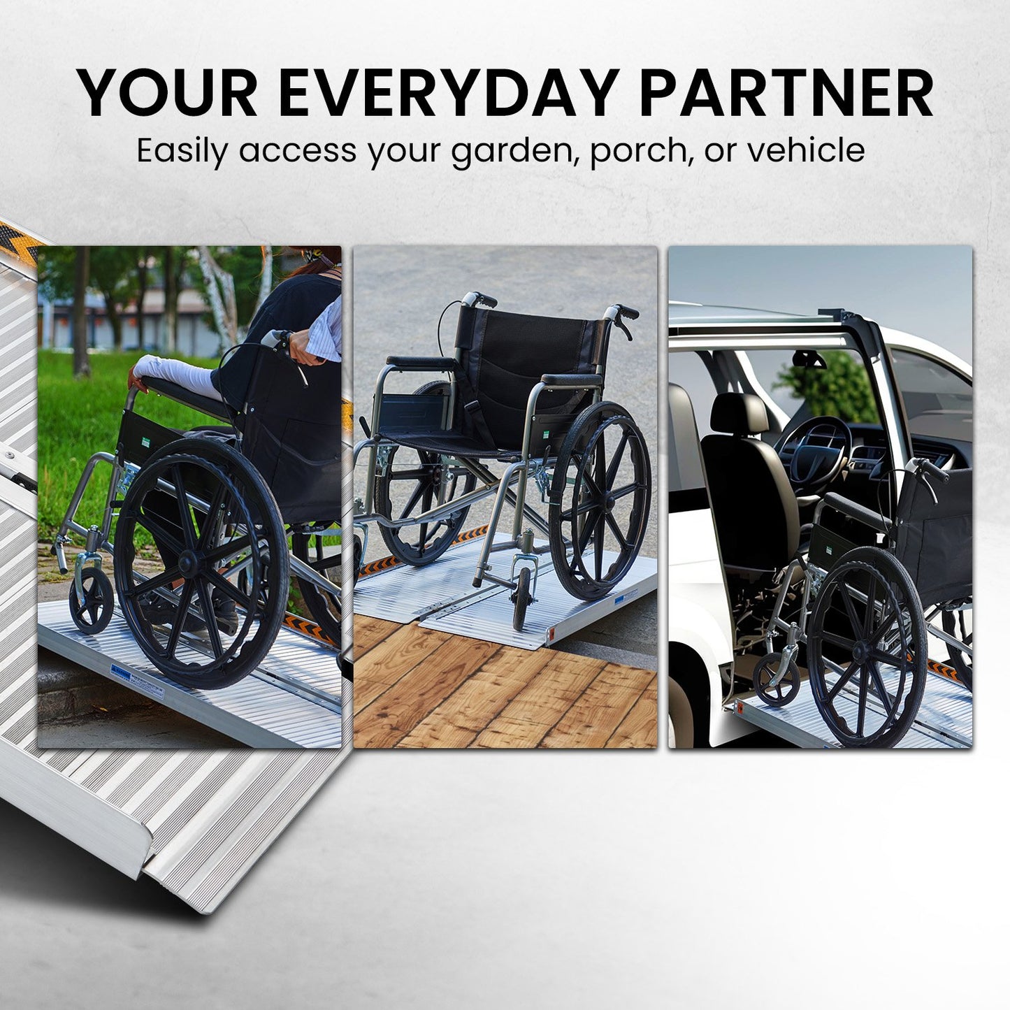 Kartrite 5ft Aluminium Foldable Wheelchair Ramp R01