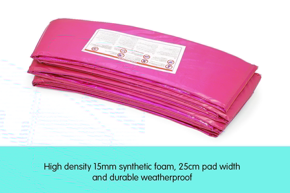 Kahuna 10ft Trampoline Replacement Pad Round - Pink