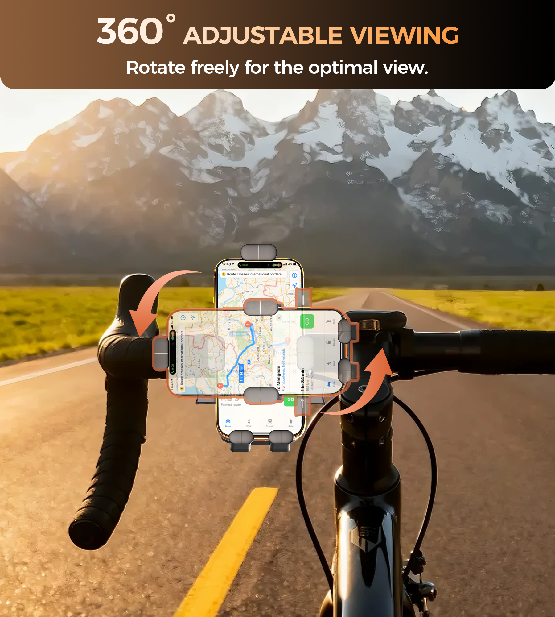 H092 Cycling Phone Holder Bike Handlebar Mount