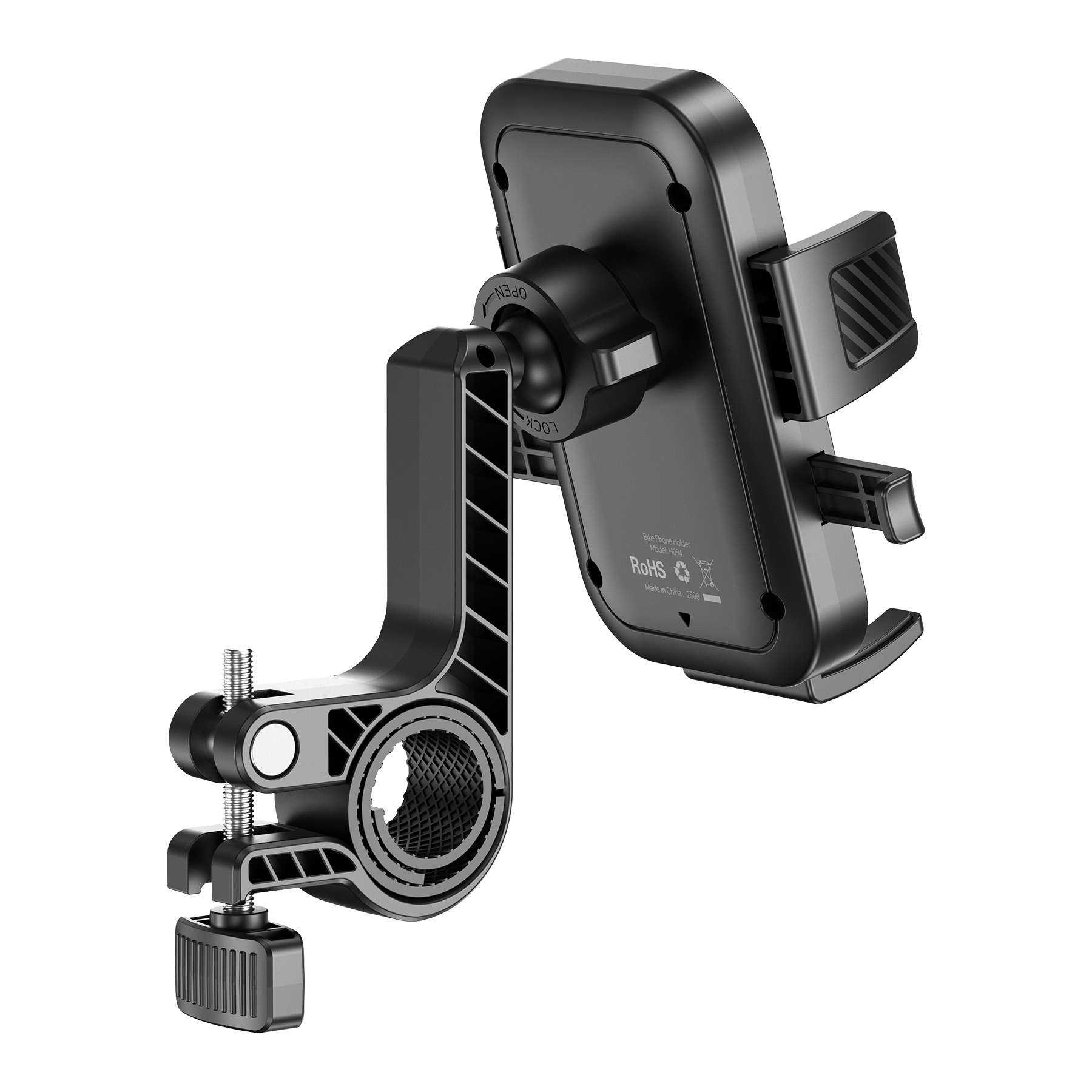 H094 Cycling Phone Holder Bike Handlebar Mount 360-degree Rotation