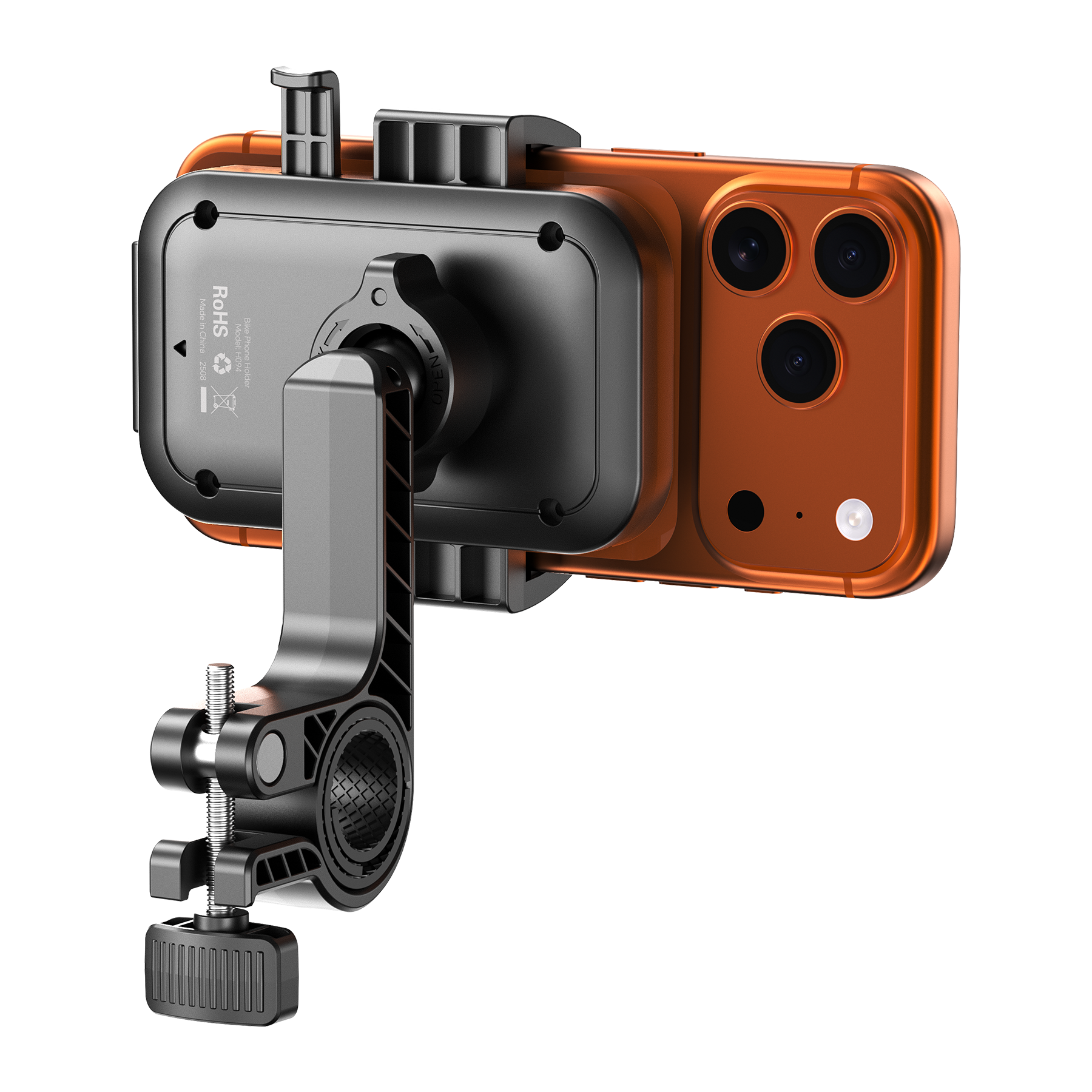 H094 Cycling Phone Holder Bike Handlebar Mount 360-degree Rotation