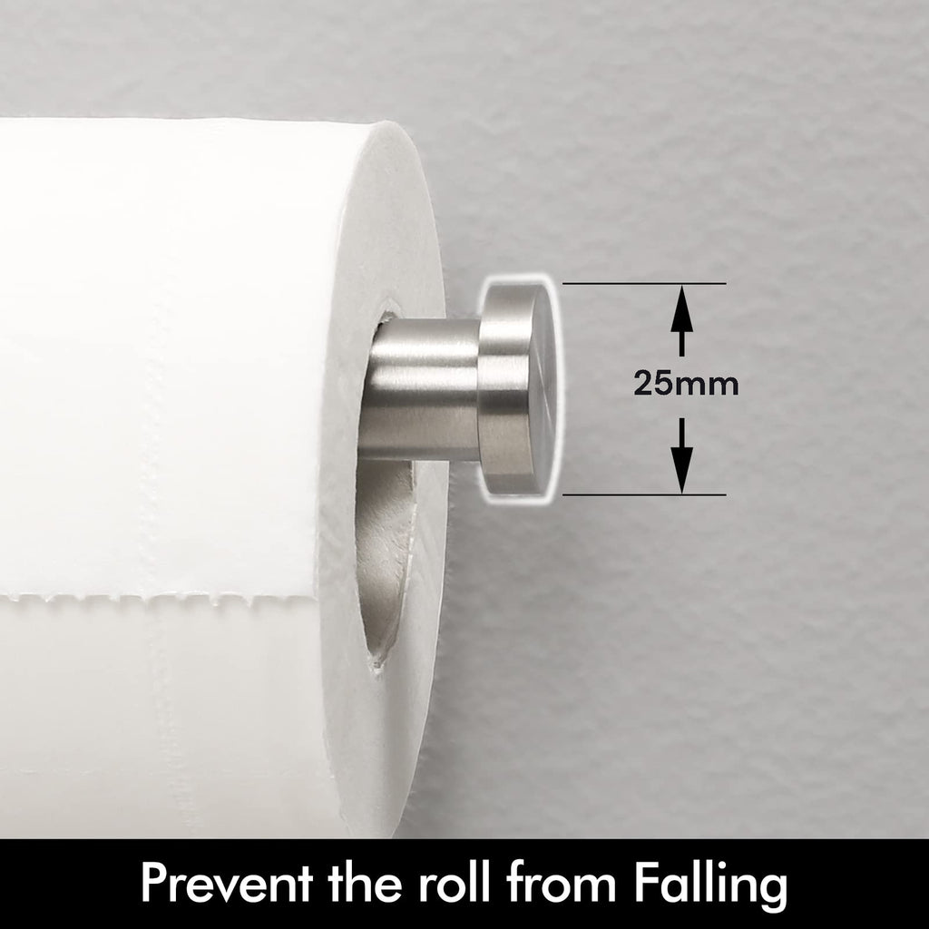 Toilet Paper Holder Bathroom Paper Roll Holder Roll Holder brushed Silver Wall Mount 304