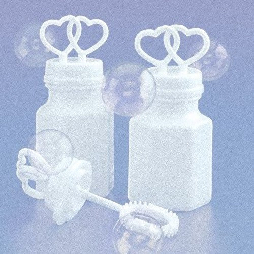 20 Pack Mini Wedding Heart Bubble Bottles send off wedding favors custom party favors