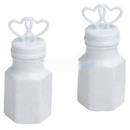 50 Pack Mini Wedding Heart Bubble Bottles send off wedding favors custom party favors