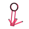 MA30 Magnetic Phone Tripod Stand for iPhone - Aluminium Maglock Smartphone Mini Tripod Pocket Cell Phone Stand Dual-Sided Magnet Quick Mount Compatible with iPhone 16 15 14 13 12 Magsafe(Red)