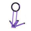MA30 Magnetic Phone Tripod Stand for iPhone - Aluminium Maglock Smartphone Mini Tripod Pocket Cell Phone Stand Dual-Sided Magnet Quick Mount Compatible with iPhone 16 15 14 13 12 Magsafe(Purple)