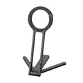 MA30 Magnetic Phone Tripod Stand for iPhone - Aluminium Maglock Smartphone Mini Tripod Pocket Cell Phone Stand Dual-Sided Magnet Quick Mount Compatible with iPhone 16 15 14 13 12 Magsafe(Dark Grey)
