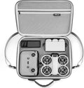 Carrying Case for DJI Neo Portable PU Storage Protective Bag for DJI Neo Fly More Combo Accessories, Compatible with RC-N3 Remote Controller, Neo Intelligent Flight Battery, Charging Hub