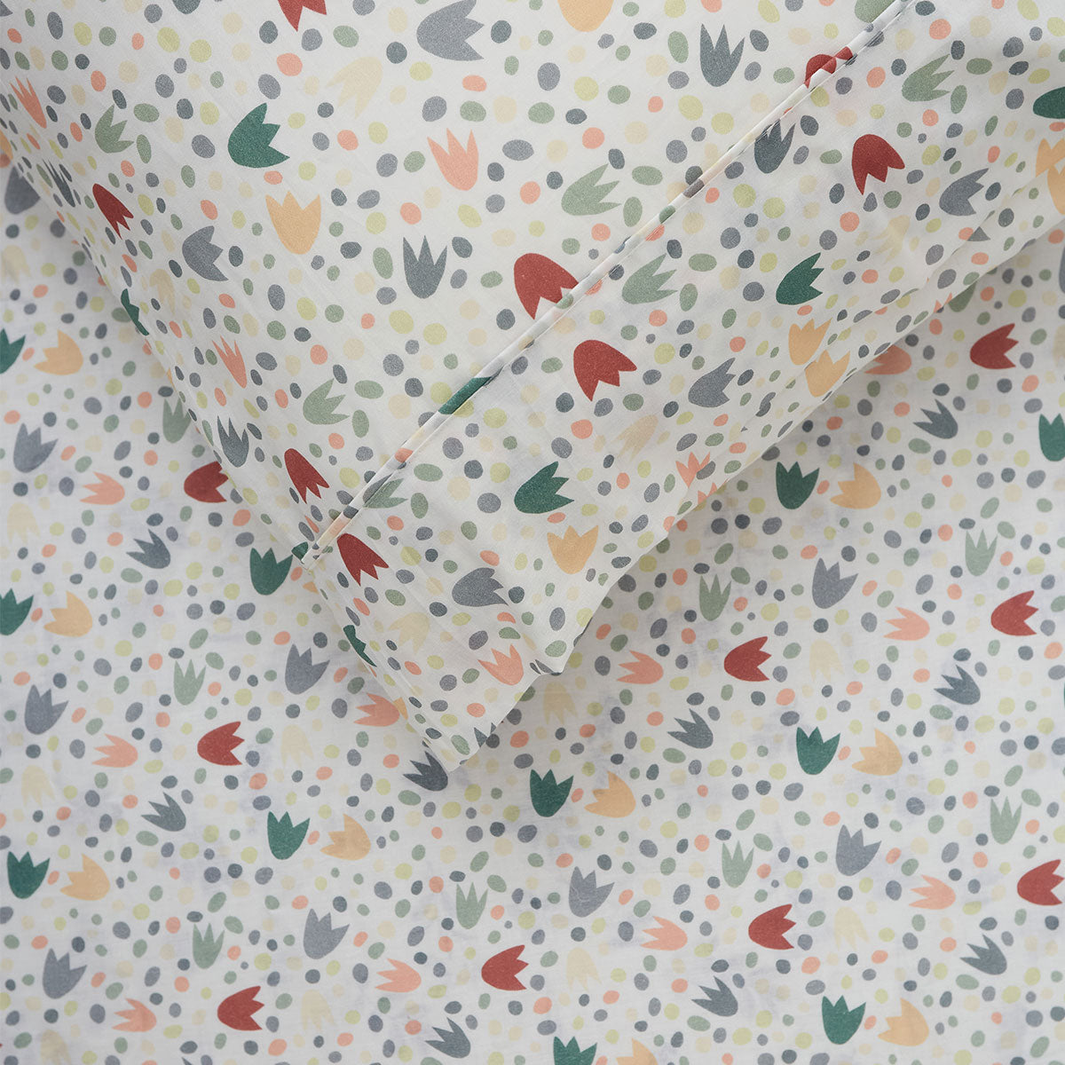 Happy Kids Dino Mania Green Cotton Sheet Set Single