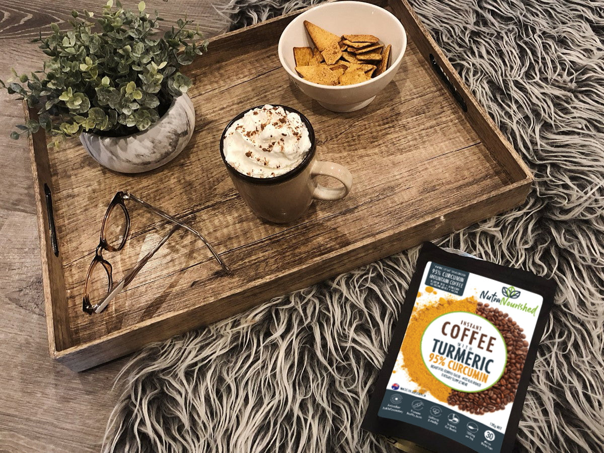 Instant Coffee with 95 percent Pure Organic Curcumin - Turmeric Extract Powder (1,000mg) - 120g