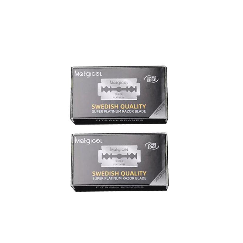 Pack of 10 to 200 Super Stainless Razor Blades Double Edge for Shaving Use - 100PCS
