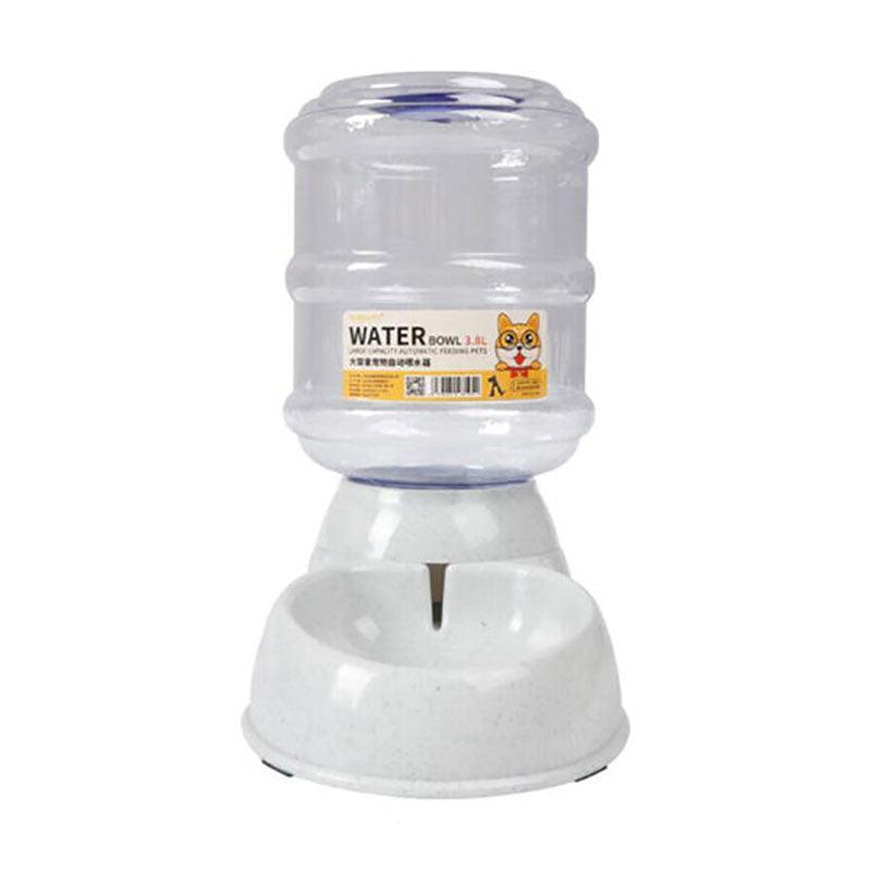 Automatic 3.8L Water Feeder Pet Dog Cat Puppy Dispenser Feeder Bowl Bottle - Blue