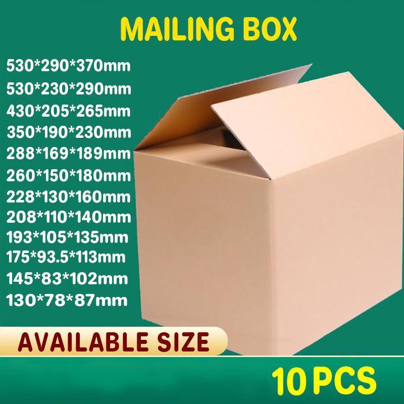 3-Layer Mailing Box Carton Small Medium Large Cardboard Parcel Boxes - Carton - 530x290x370mm
