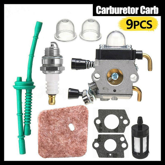 Carburetor Carb Air Fuel Filter Set For Stihl Fs38 Fs45 Fs46 Fs55 Fs80 Fs85 Km55