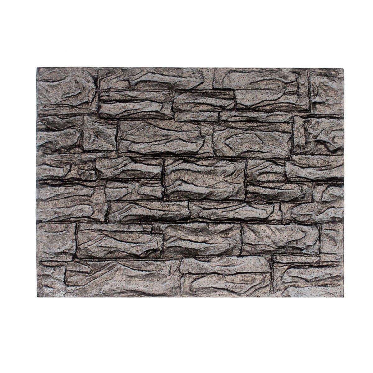 Pet Reptile Tank Board 3D Foam Backgrounds and Habitat Decoration 9 Styles - F