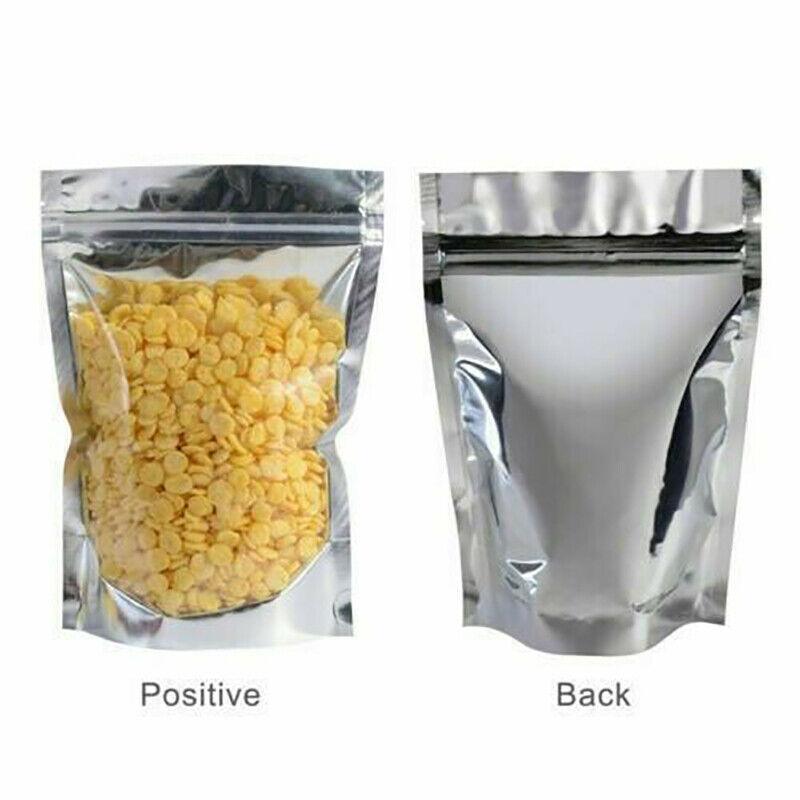 Clear Aluminum Foil Mylar Stand Up Retail Bags Zip Lock Pouches Pouch Packaging - 24*37+4CM-50PCS