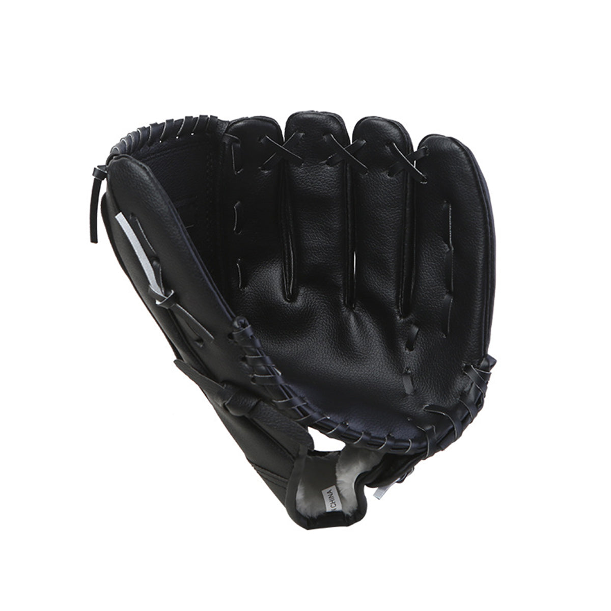 Baseball Glove Thickened Softball Glove Pitcher Mitt Sports Training Outdoor - Brown - 11.5in