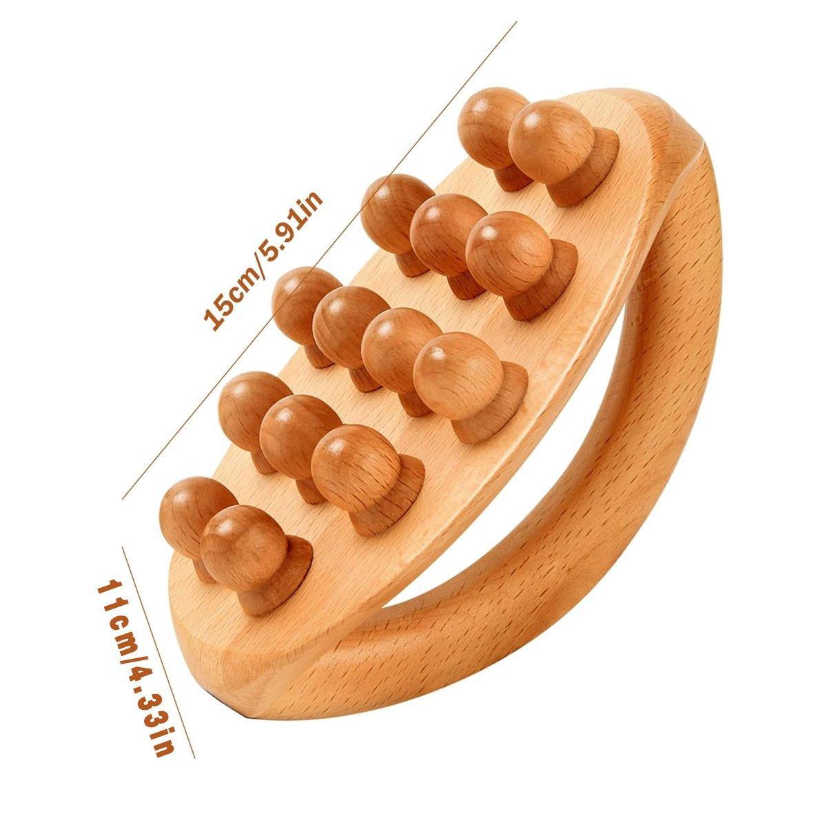 Handheld Massage Brush Whole Body Meridian Scraping Stick Leg Waist Tendon Brush