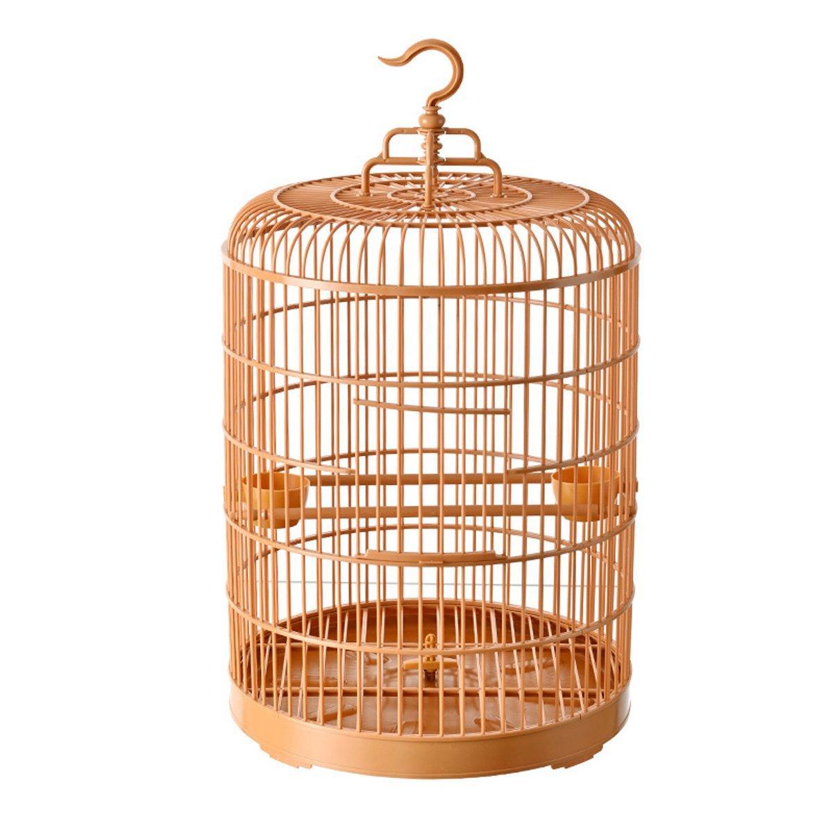 Luxury Portable Bird Cage Round Design Travel Pet Carrier for Small Birds