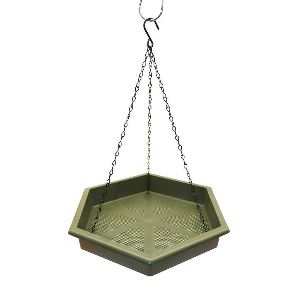 Outdoor Garden Hanging Bird Feeder Garden Automatic Hummingbird Water Feeder - Green