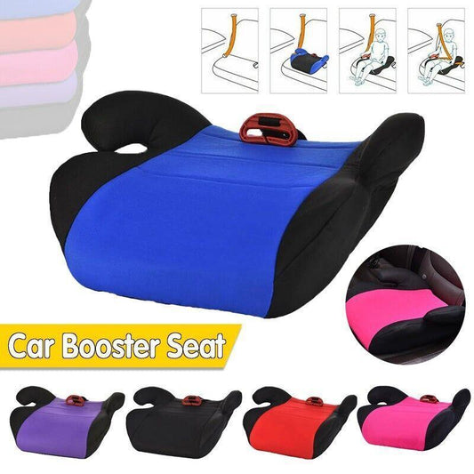 Car Booster Seat Cushion for Kids 4 to 12 Years 15 to 36kg Child Travel Pad - Rose Red