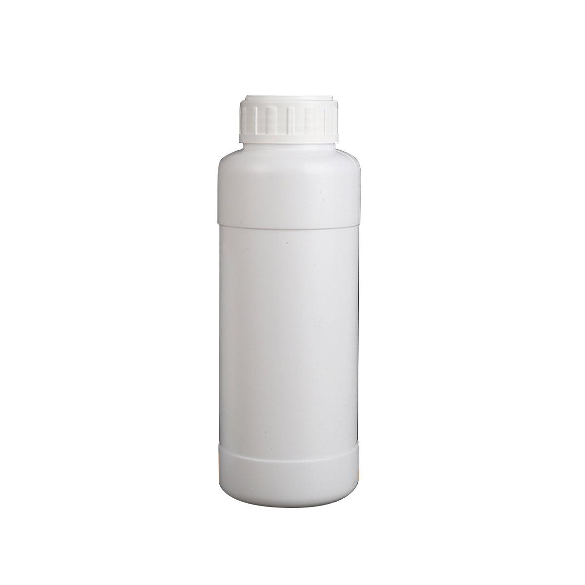 50pcs Chemical Bottle White Plastic Sample Reagent Bottles for Lab Storage - 200ml
