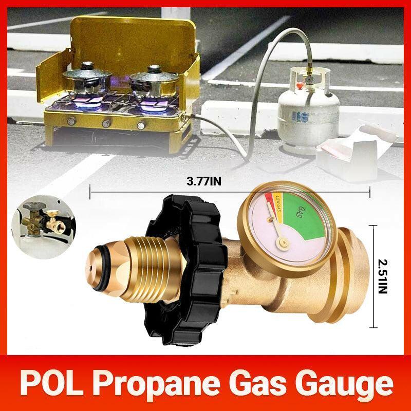 High Low Gas Pressure Gauge Level Indicator Pol Propane Lpg Bottle Cylinder Au