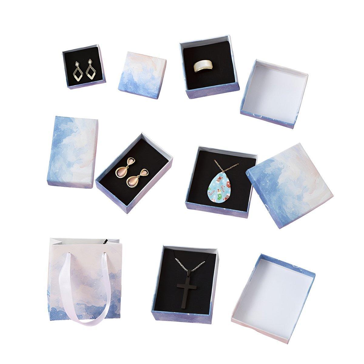 20PCS Cloud Jewelry Box Earrings Necklace Ring Bracelet DisplayOrganizer - 7*9*3cm（Box）