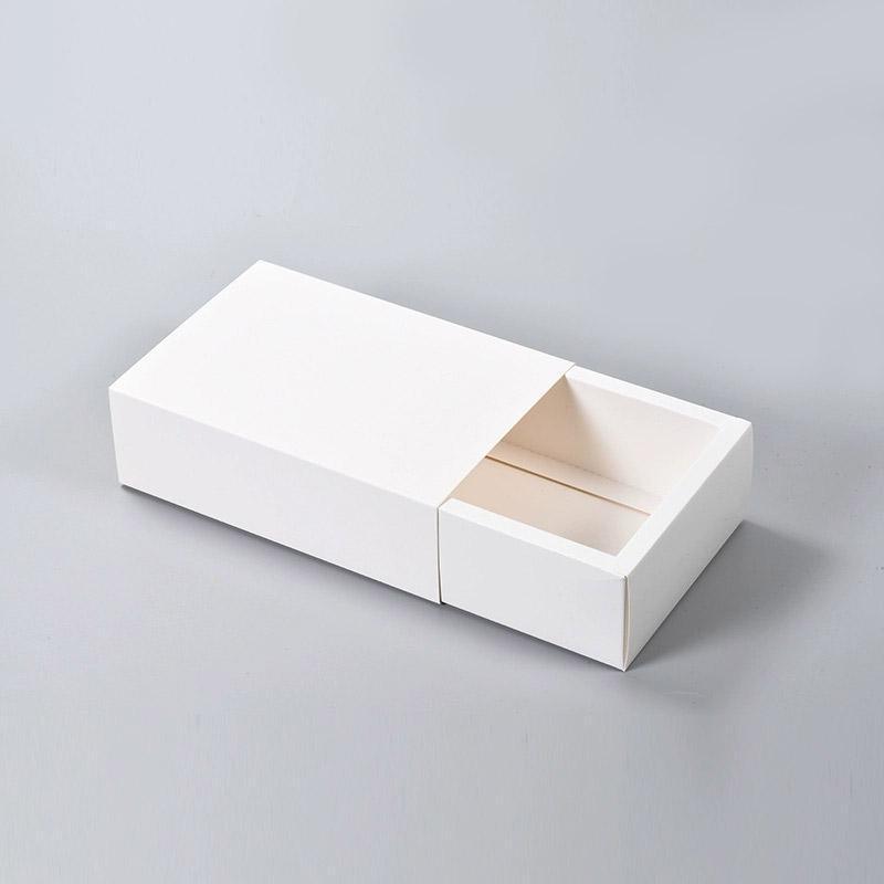 25X White Kraft Paper Drawer Jewelry Package Necklace Bracelet Gift Package box - 18.5*13.5*3-25pcs