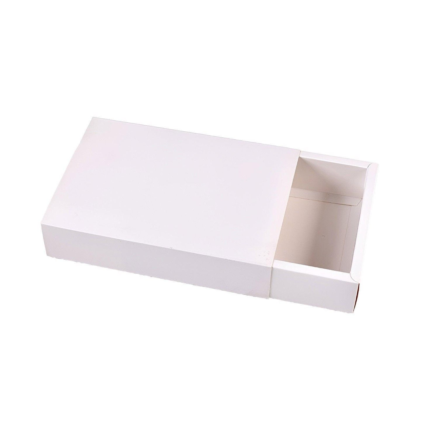 25X White Kraft Paper Drawer Jewelry Package Necklace Bracelet Gift Package box - 20.5*15.5*4-25pcs