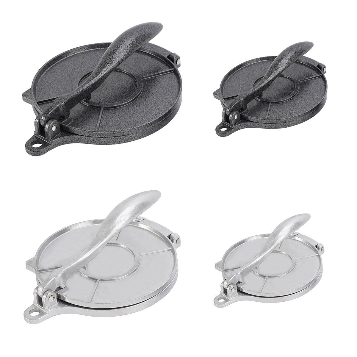 16/20cm Premium Tortilla Press Flat Bread Maker Taco Roti Chapati Health Food - Black-16cm