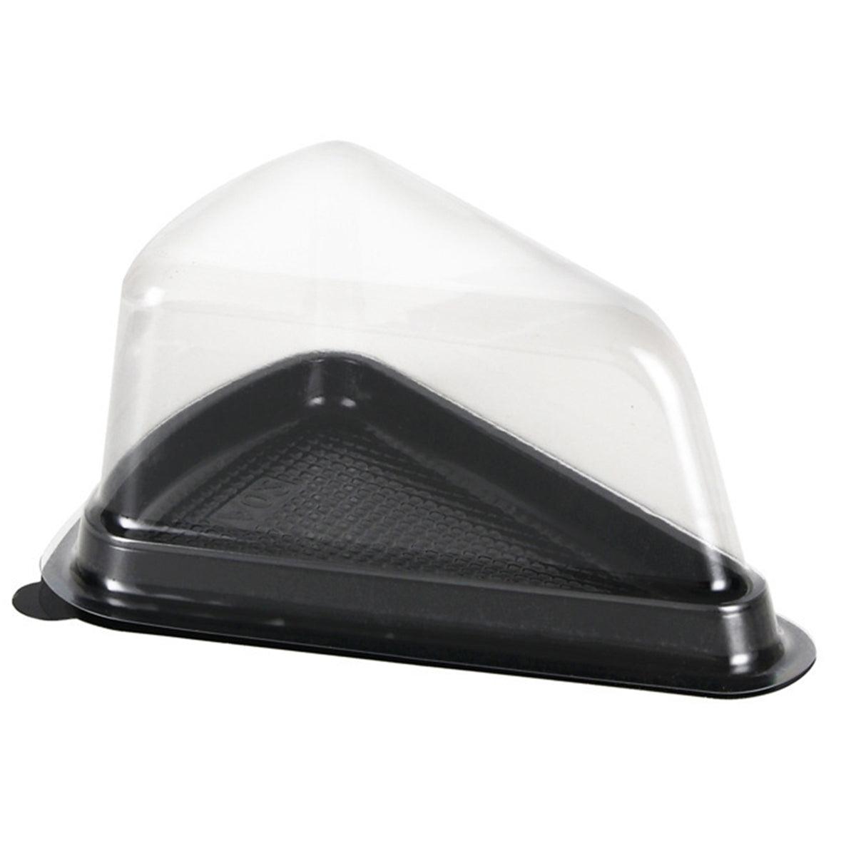 100pcs Triangle Cake Boxes for Bakery Packaging Pastry Gift Boxes for Parties - Black-8x15x7cm