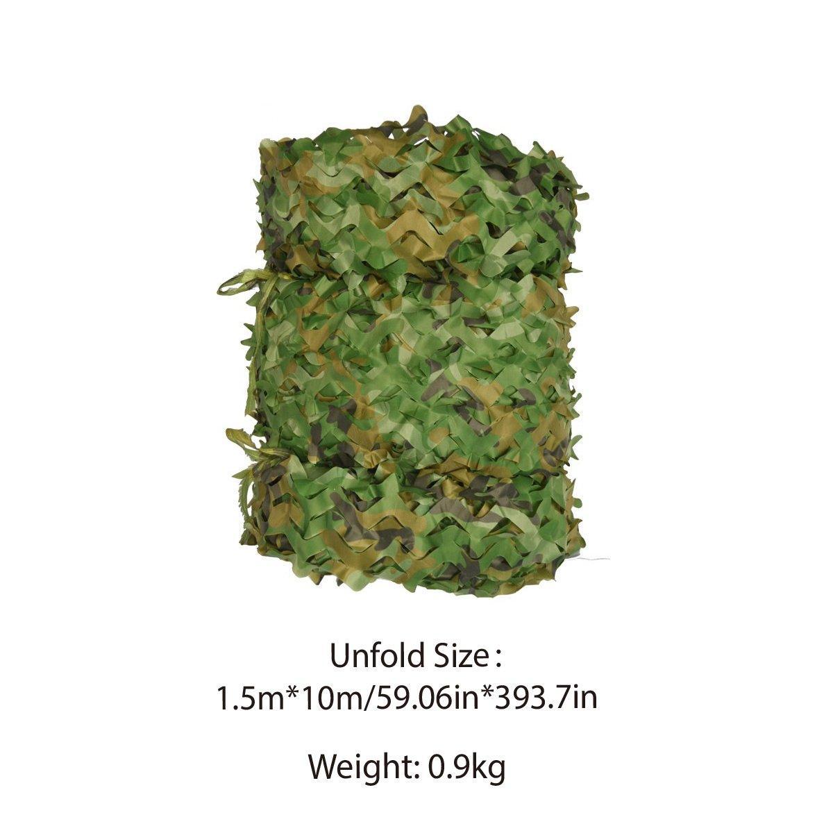 Outdoor Camouflage Mesh Sunscreen Shade Heat Insulation Leaf Decorative Fabrics