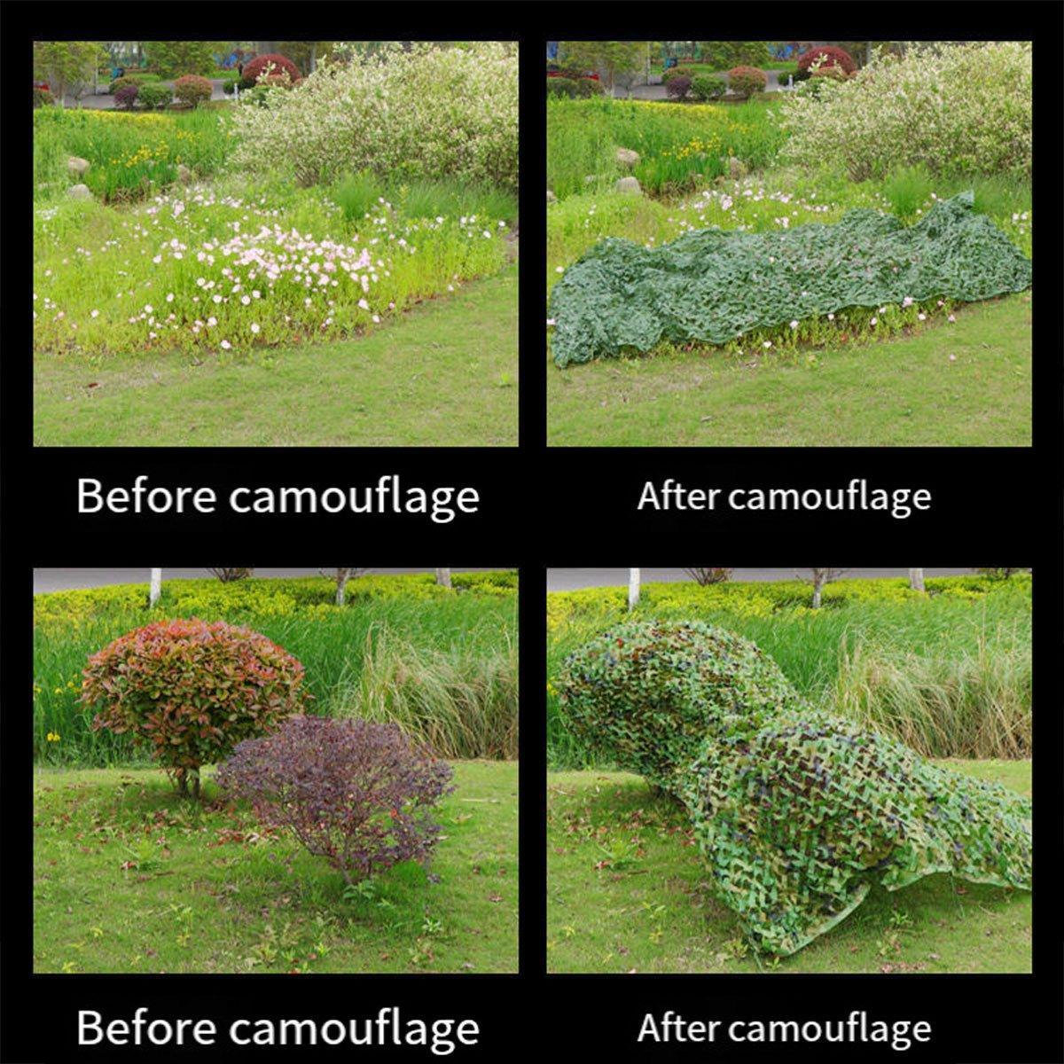 Outdoor Camouflage Mesh Sunscreen Shade Heat Insulation Leaf Decorative Fabrics